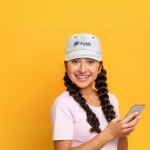 Triple Dot Caps - White > Hero img1