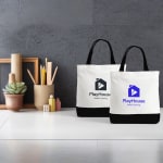Two Tone Tote Bags