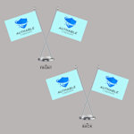 The Flag Company Customized Table Flag Cross Stand >Hero img 02