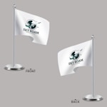 Customized Table Flag Single Stand >Hero img 02