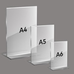 Double Sided Acrylic Display Stand > Hero Image 04