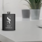 Hip Flask - 7 OZ - Black > Hero img2