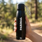 Matt Black Stainless Steel Bottle>Hero Image 01