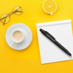 Japan Full Black Ballpoint Pens > Hero img1