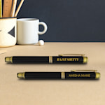 SwissBrand ® Legacy 2501 Matte Black Ballpoint Pen >Hero Image 02