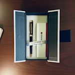 SwissBrand ® Luxe 2514 Black Premium Rollerball Pen with Chrome Trim>Hero Image 03