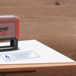 Self-Inking Stamps 82 mm × 25 mm
