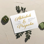 Raised Foil Wedding Invitations > Hero img1