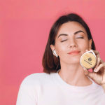 Cherry Bamboo Wireless Earbuds > Hero img1