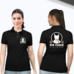 Embroidered Polo - Women > Hero Img4