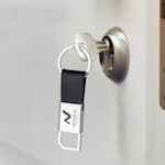 Silver Hook and Loop Keychain > Hero img2