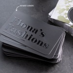 vistaprint raised business cards