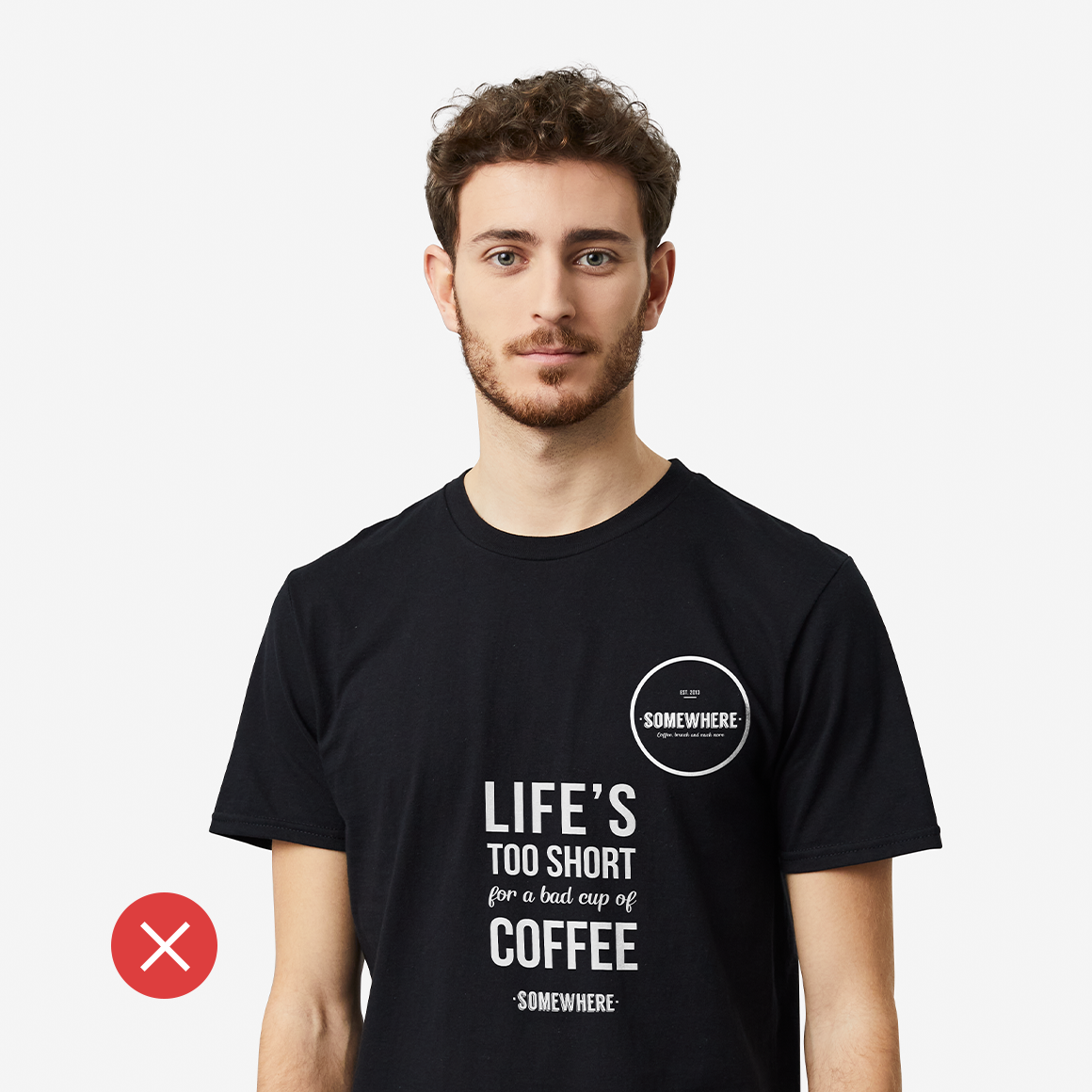 T-shirt design tips, Where should I put my logo?