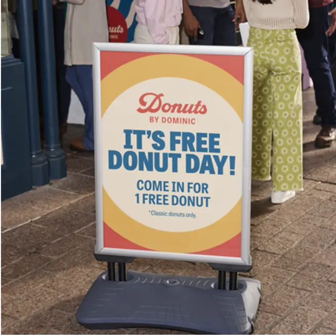 Custom signage example