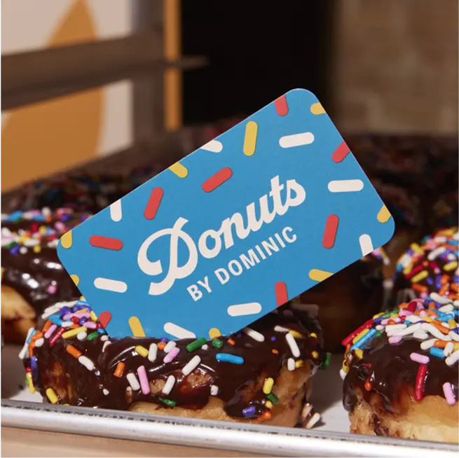 Custom business cards example