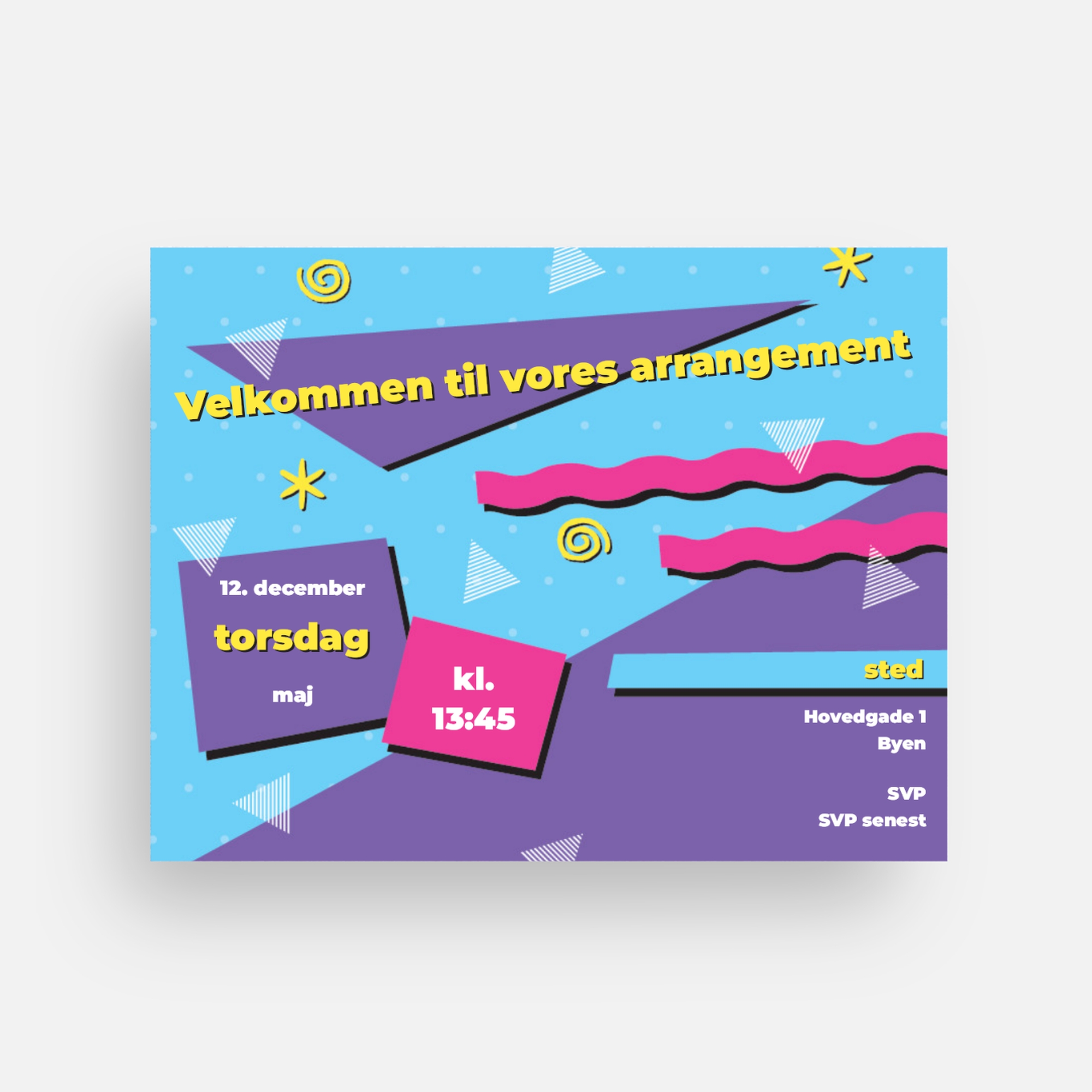 Invitationer og kort