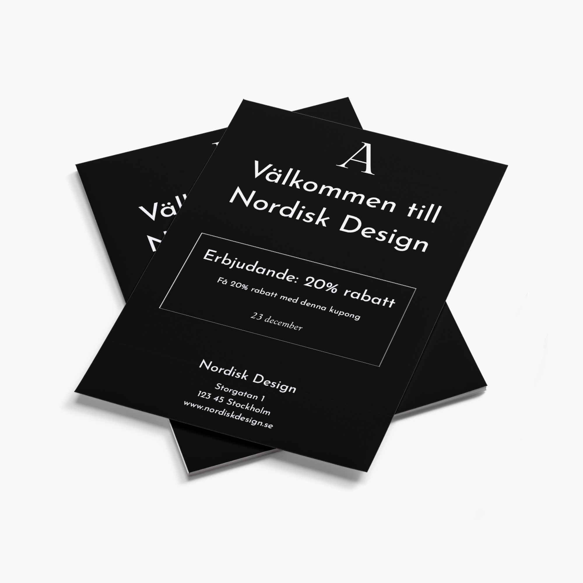 Flyers och broschyrer