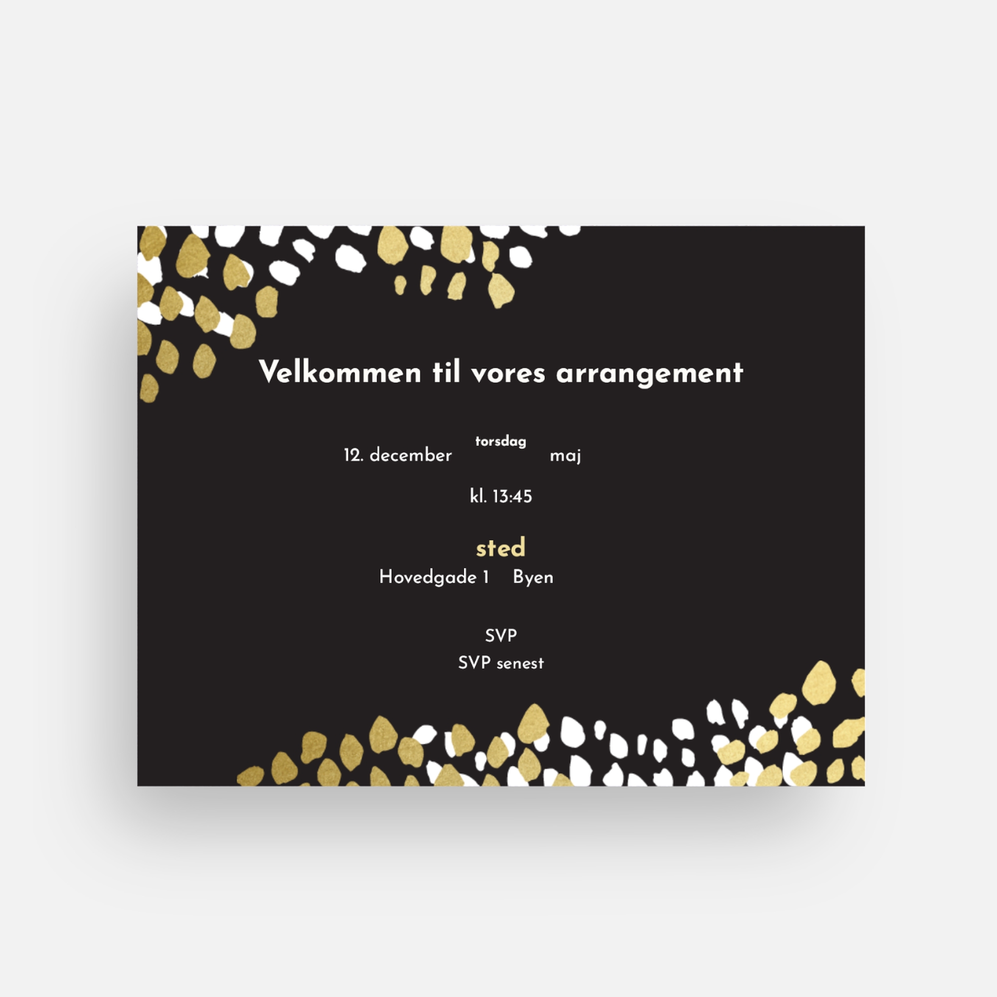 Invitationer og kort