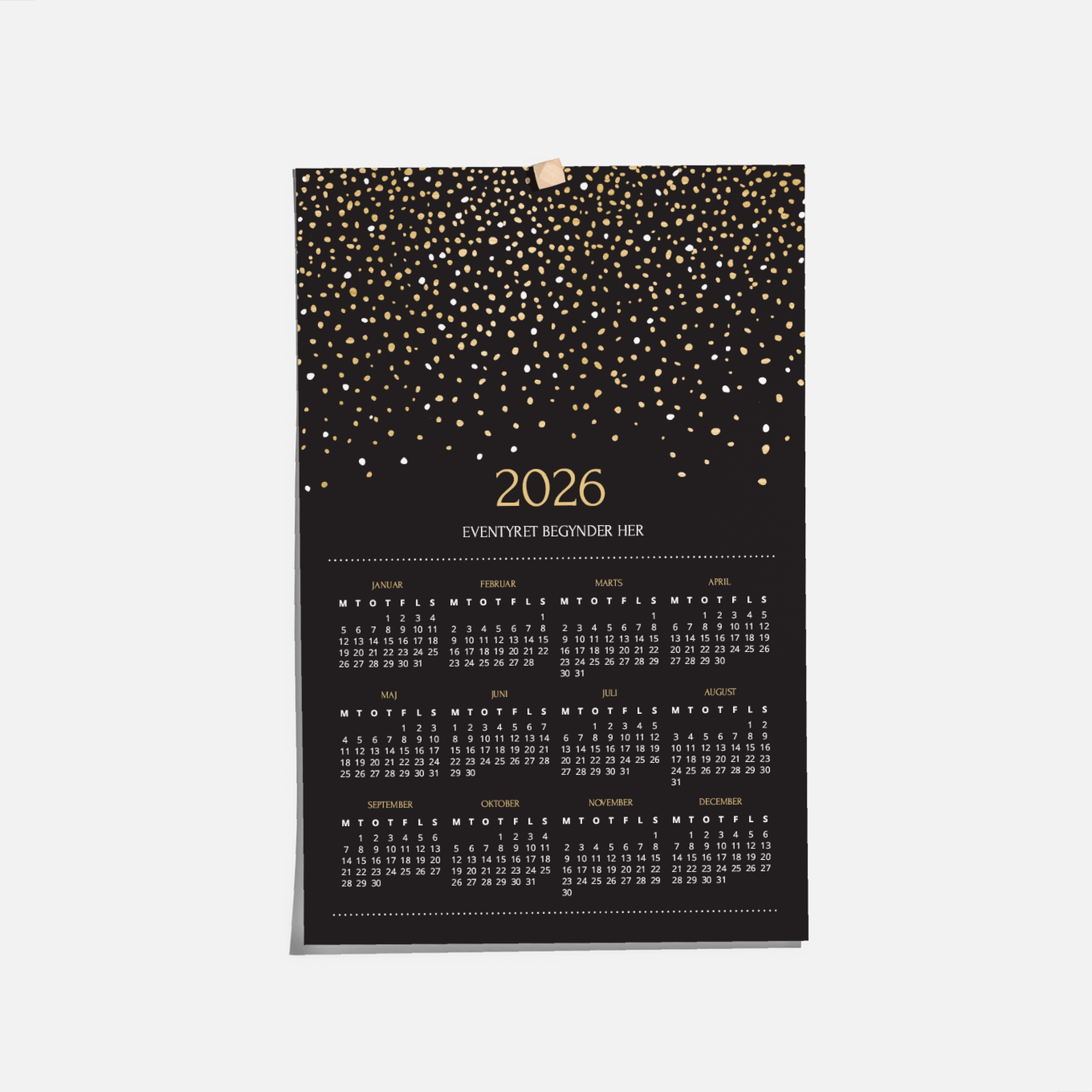 Tilpassede bordkalendere