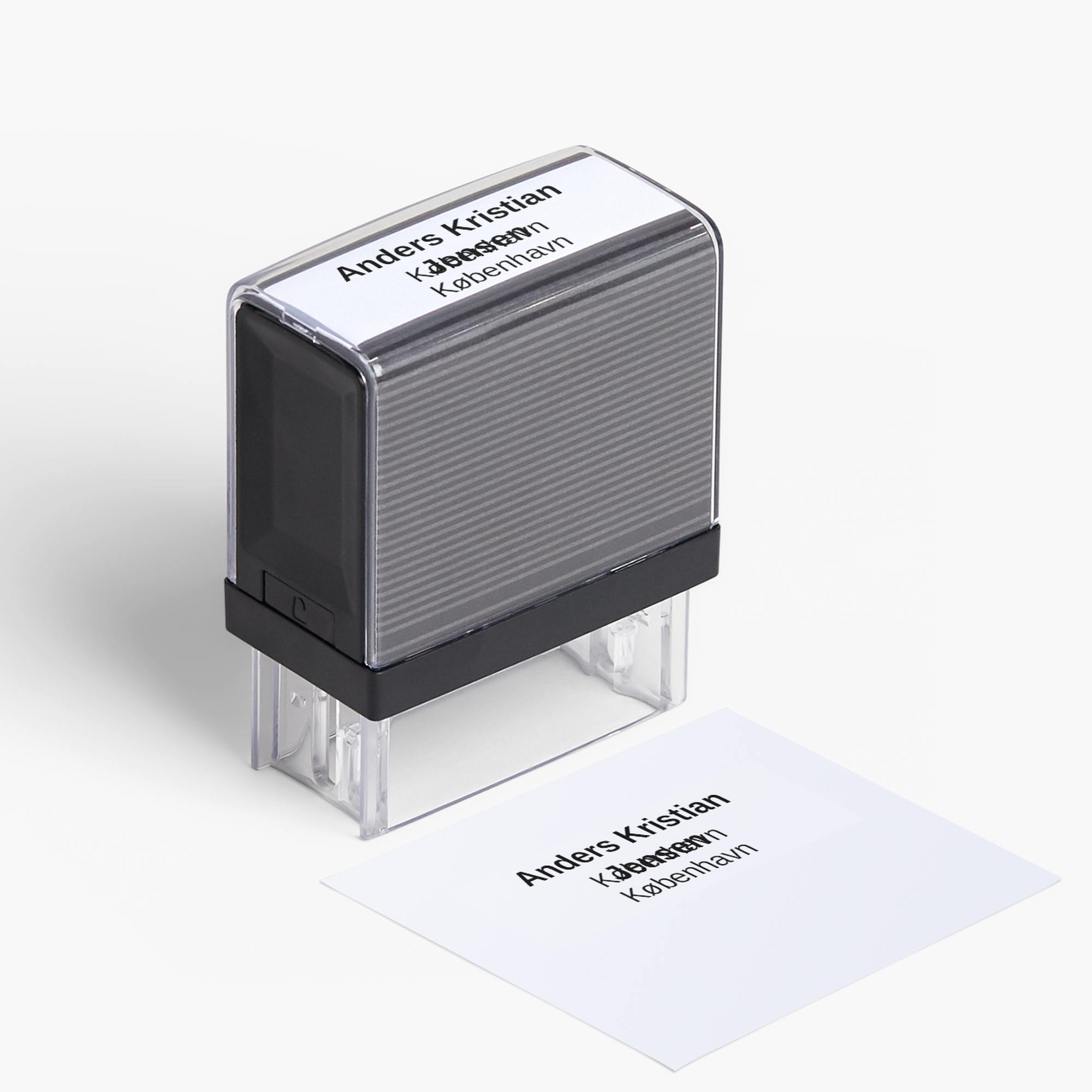 Selvfarvende stempler