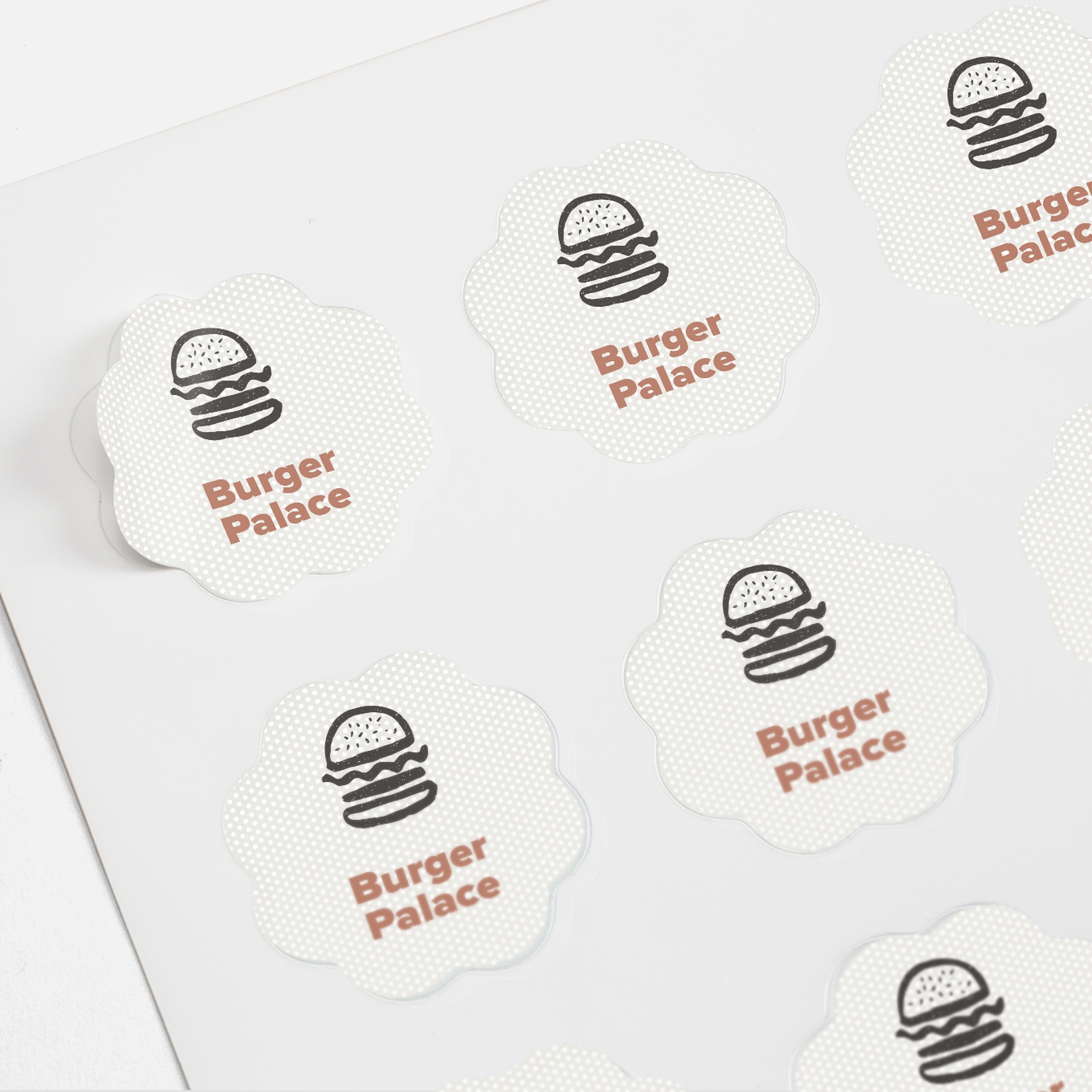 Hojas de pegatinas troqueladas