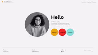 Most Popular website templates - Creative CV