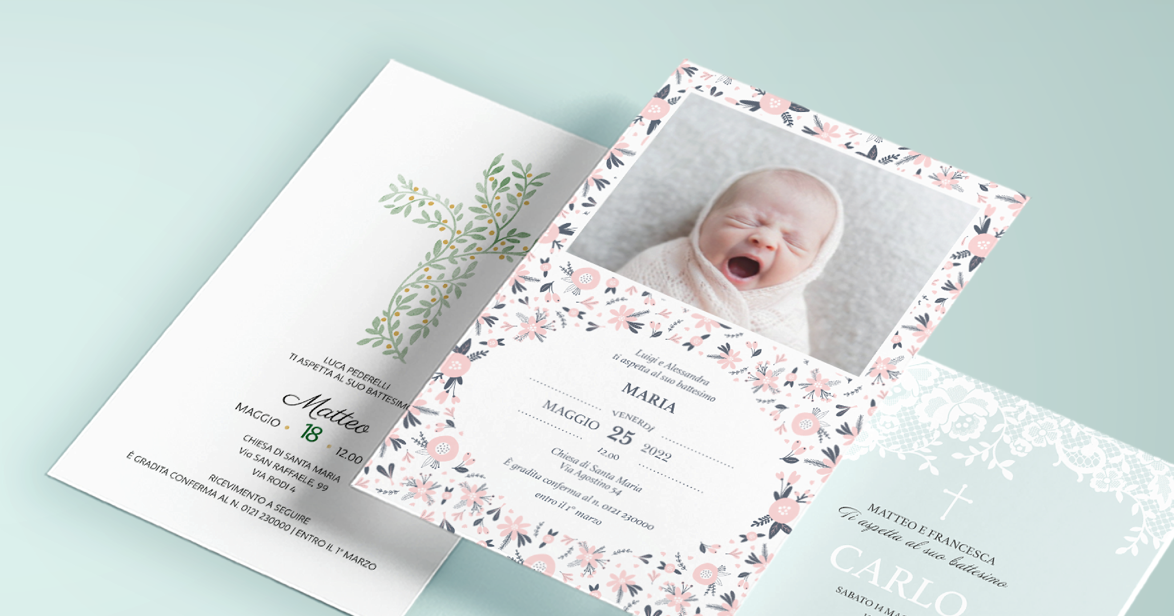 Inviti di battesimo | VistaPrint