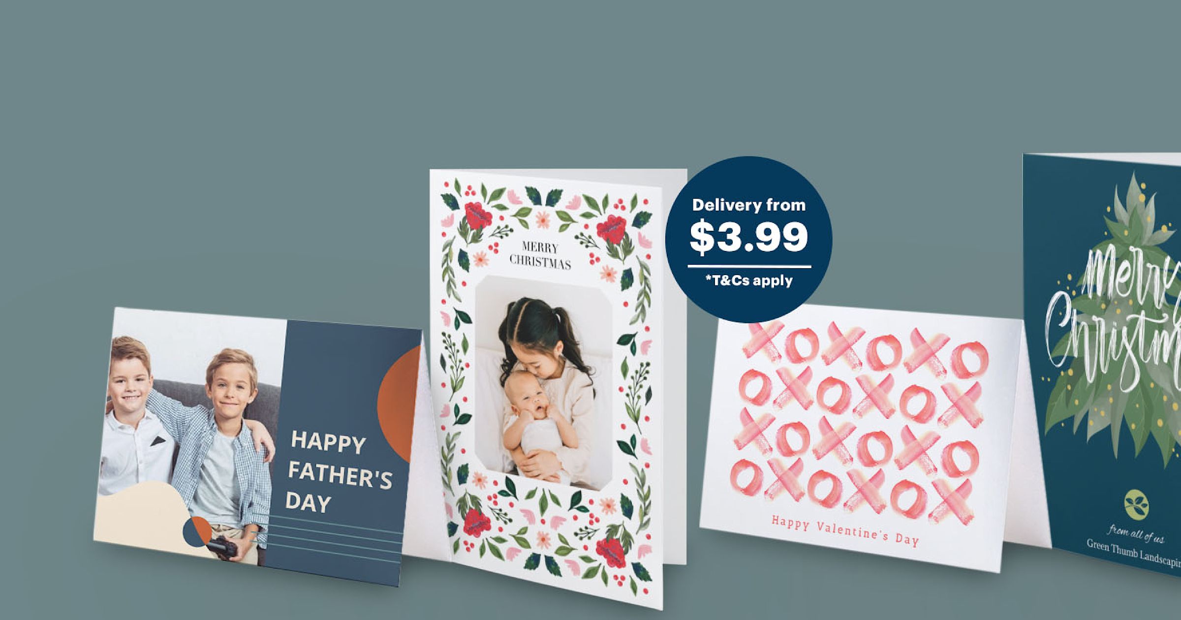 Greeting Card, Customised Cards VistaPrint AU