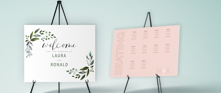 Wedding Foam Boards Templates Designs Vistaprint
