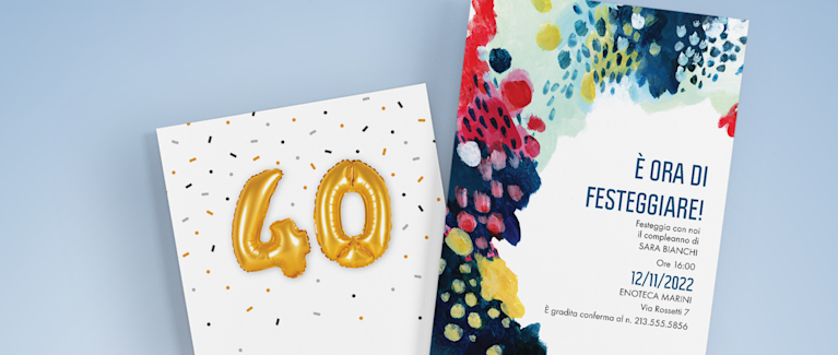 Inviti di compleanno per adulti | Vistaprint CH IT