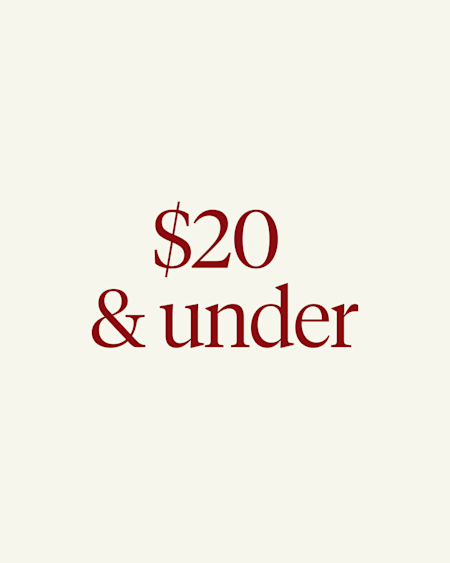 $20 & under