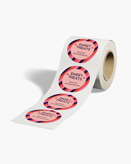 Gift & Party Shops Roll Labels