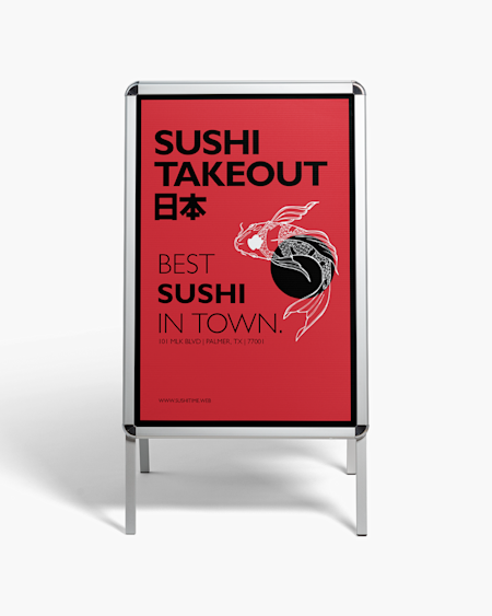 Food & Beverage Aluminum A-Frame Signs