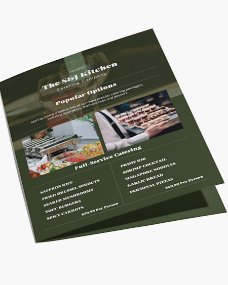 Bi-Fold Food & Beverage