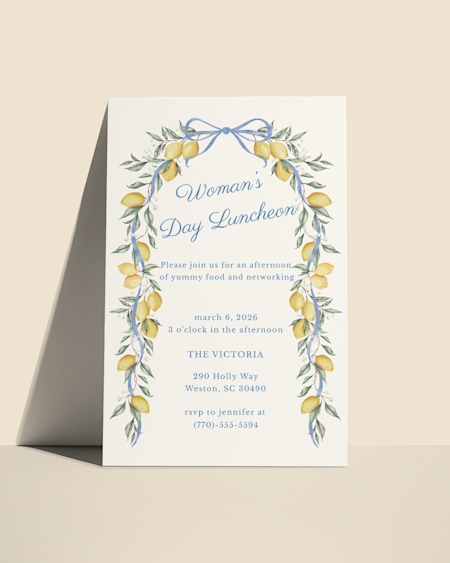 Luncheon & Banquet Invites