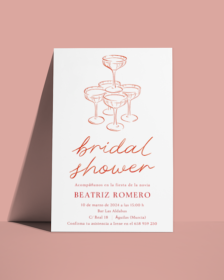 Invitaciones para despedida de soltera