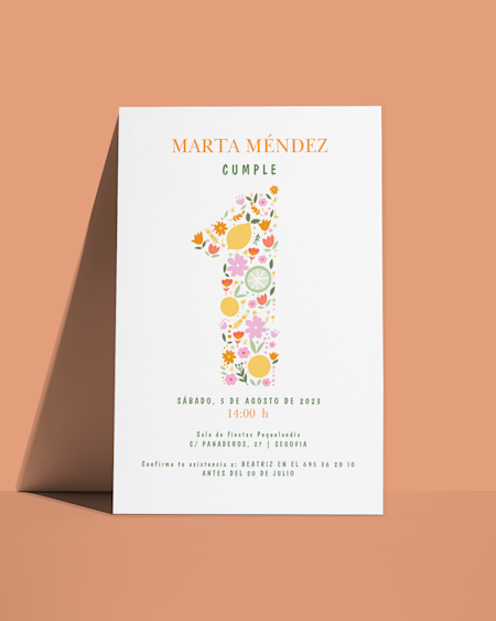 Invitaciones para cumpleaños infantiles