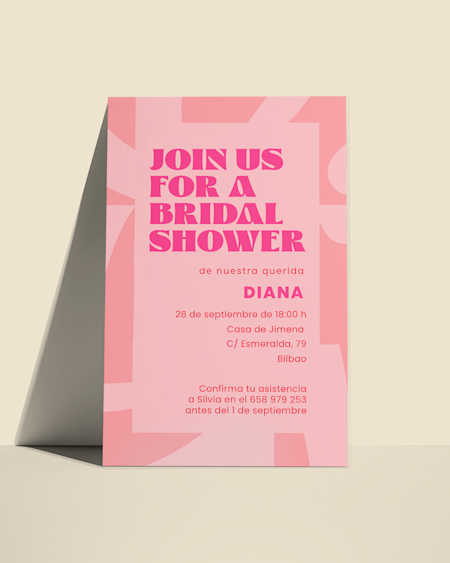 Invitaciones para despedida de soltera