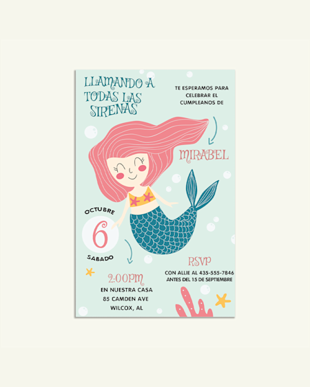 Sirenas y vida marina
