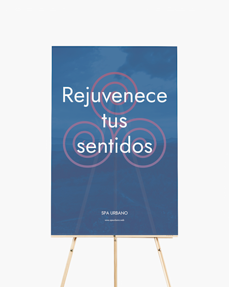 Carteles acrílicos para belleza y spa 