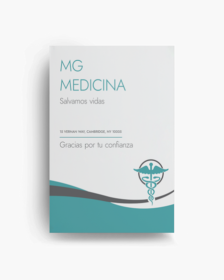 Carteles plásticos para el cuidado de la salud y medicina 