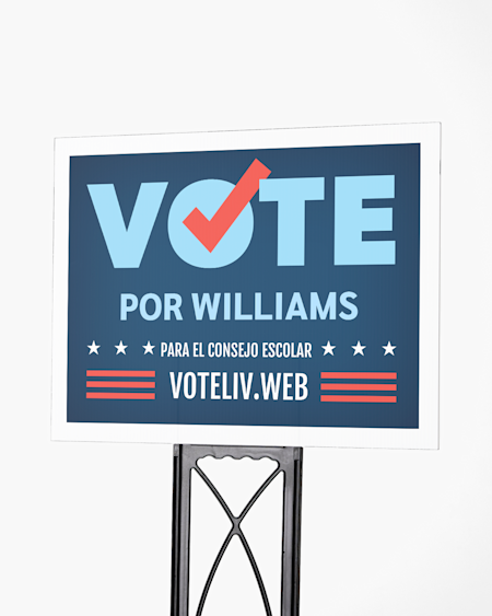 Carteles políticos para exteriores
