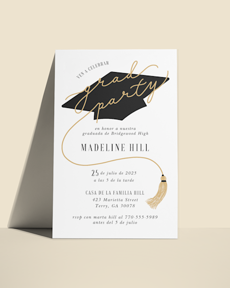 Invitaciones de graduación 