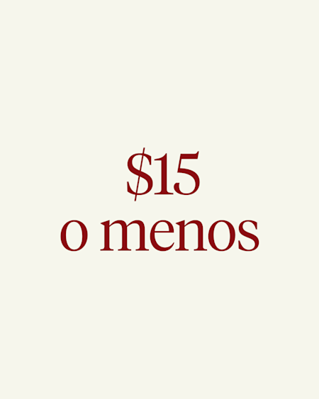 $15 o menos