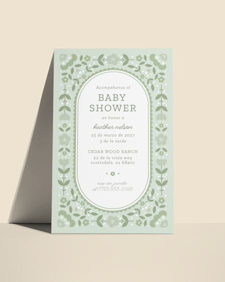 Invitaciones para baby shower 