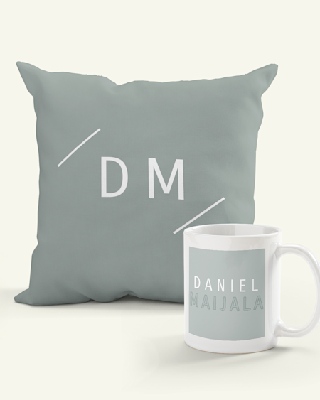 Minimalistinen monogrammi