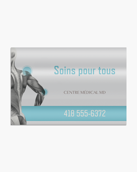 Autocollants pour fenêtres sur le thème des soins de santé