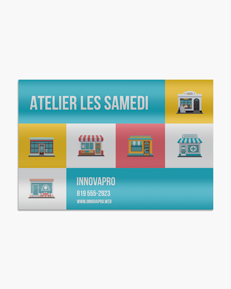 Autocollants pour fenêtres sur le thème de la vente