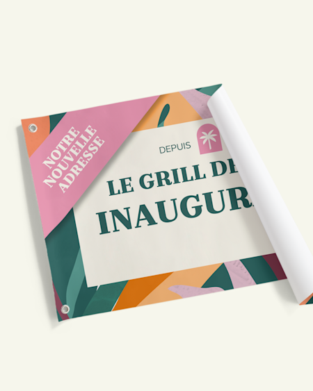 Banderoles, pancartes et matériel d’exposition