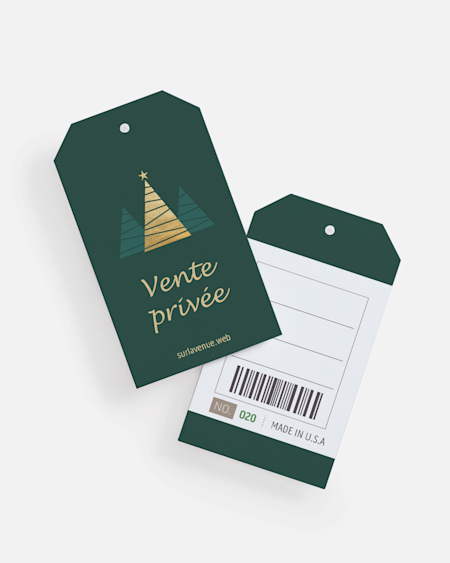 Étiquettes américaines de fête